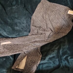 Chic Animal Print Stretch Slacks